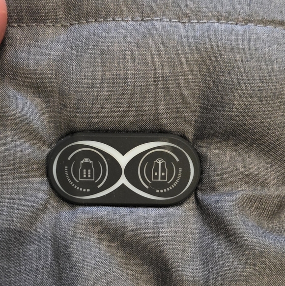 Black and Gray HEATED Puffer Vest - Picture 2 of 9